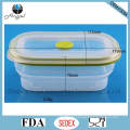 600ml Collapsible Silicone Food Container Tiffin Lunch Box Sfb05